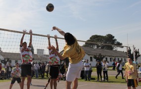 El Volley fue una de las tantas disciplinas en las que compitieron los chicos