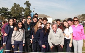 El intendente participó de la jornada y saludó a los chicos