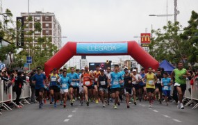 El punto de largada fue en las calles Perón y Belgrano