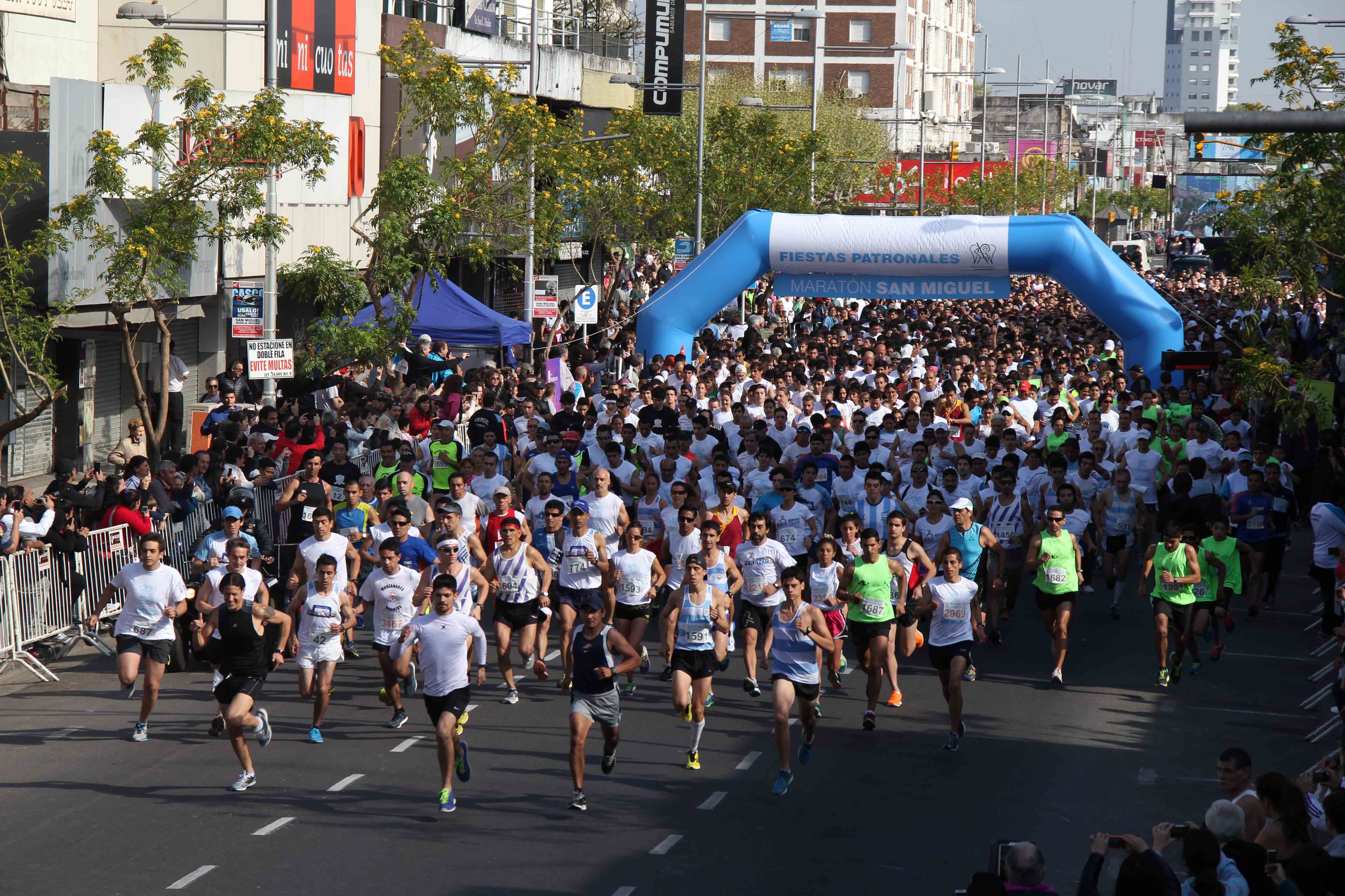 Llegan las Fiestas Patronales y empiezan con la tradicional maratón