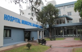 La fachada del nuevo Hospital Municipal de San Miguel