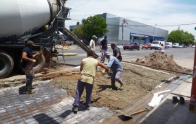 Llenado de placa de hormgón (7)