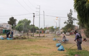 Los operativos de limpieza se están realizando a lo largo y a lo ancho de todo el distrito