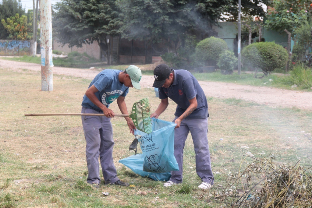 Operativos de limpieza en distintos puntos de San Miguel