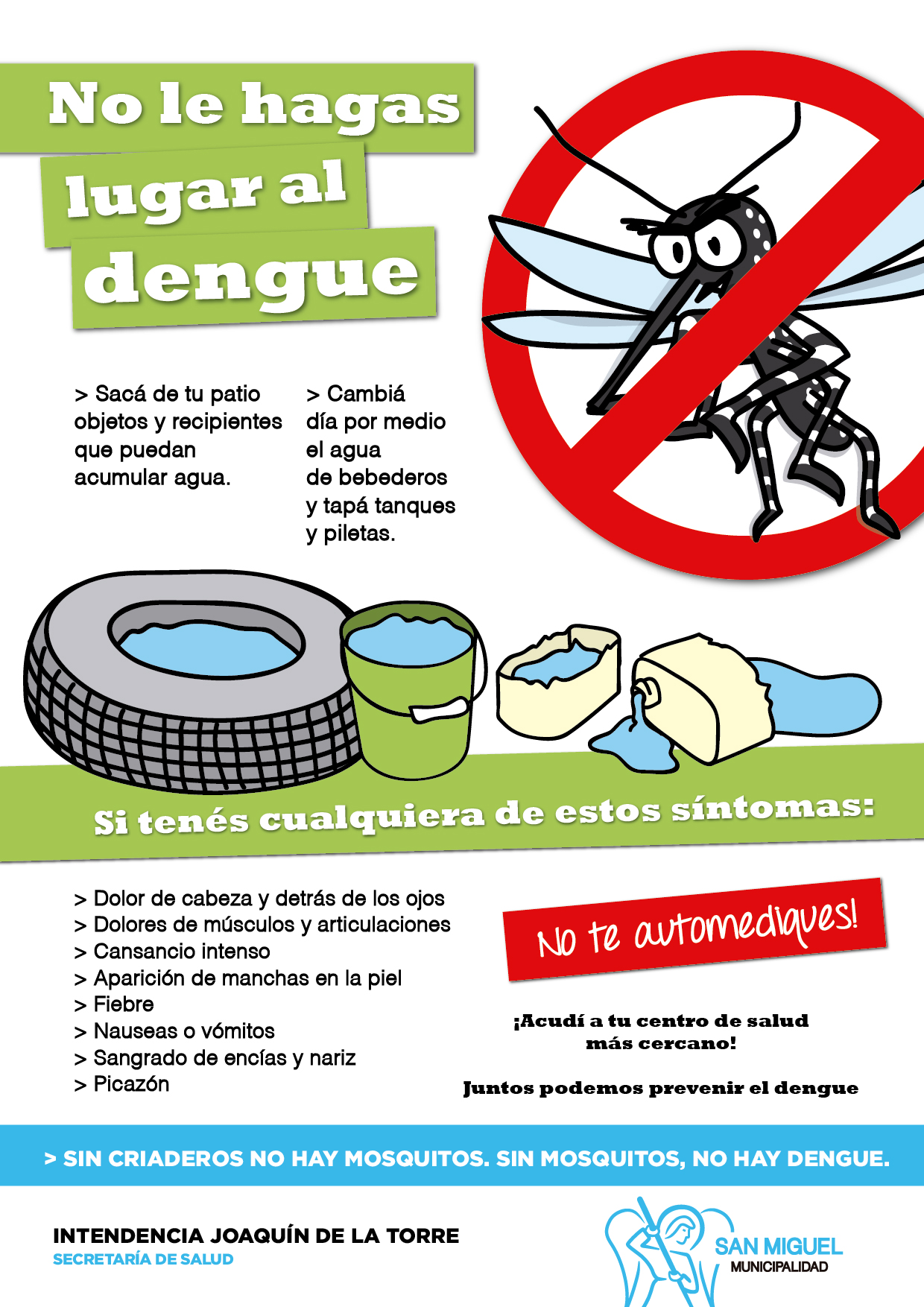 Dengue: San Miguel continúa con su campaña de prevención y fumigaciones