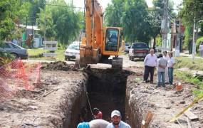 Jaime Méndez acompañó al intendente en la recorrida