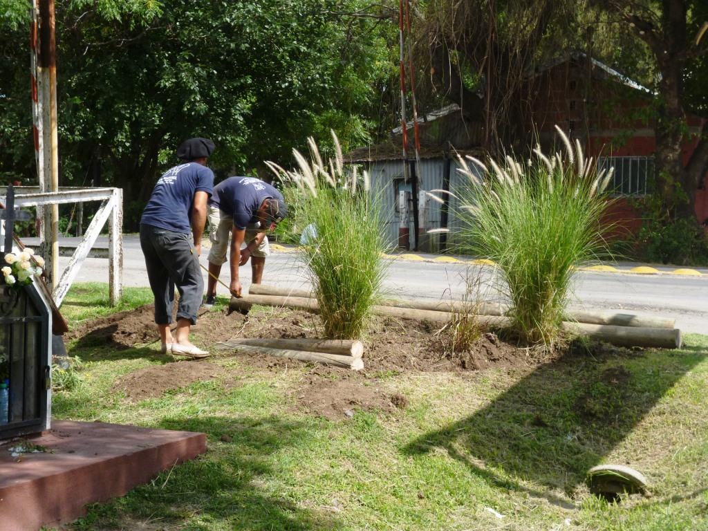 Canteros nuevos en el corredor aeróbico