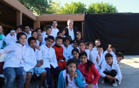 El jefe comunal inauguró obras en la escuela 328 y 30 de Barrio Mitre