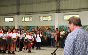 Fernando Inzaurraga habló en el instituto santa maría del trujui