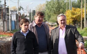 El intendente se mostró emocionado y destacó que es un día histórico