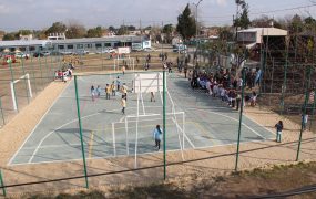 Se inauguró un nuevo playón, ahora en Don Alfonso