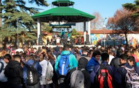 El encuentro se realizó en la Plaza de las Carretas