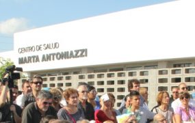 El frente del centro de salud Marta Antoniazzi