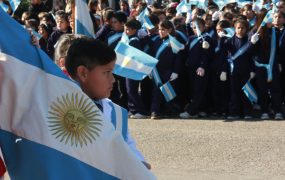 Se anticipó el festejo por el día de la bandera por el feriado