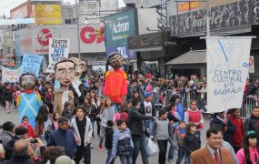 El centro cultural Barrufaldi fue uno de los tantos que participó del desfile