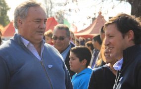 Joaquín y Jaime Méndez en el festejo de El Colibrí