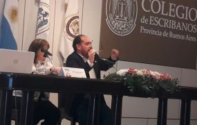 Julián Segovia expuso en el panel del Municipio de San Miguel