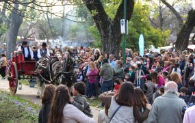 Las carretas fueron el atractivo de la tarde