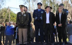 El intendente en el homenaje a San Martín