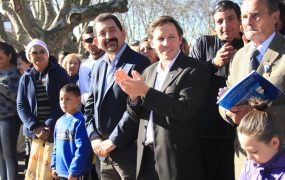 Jaime Méndez en el homenaje a San Martín