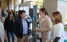 Jaime Méndez en la Expo Estudiantil