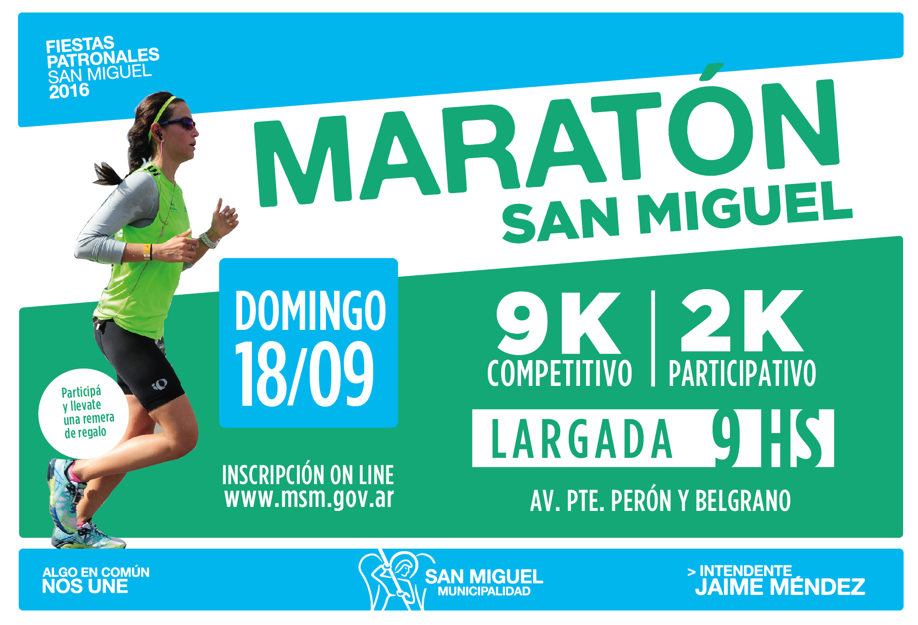 Se viene una nueva edición de la Maratón San Miguel Arcángel
