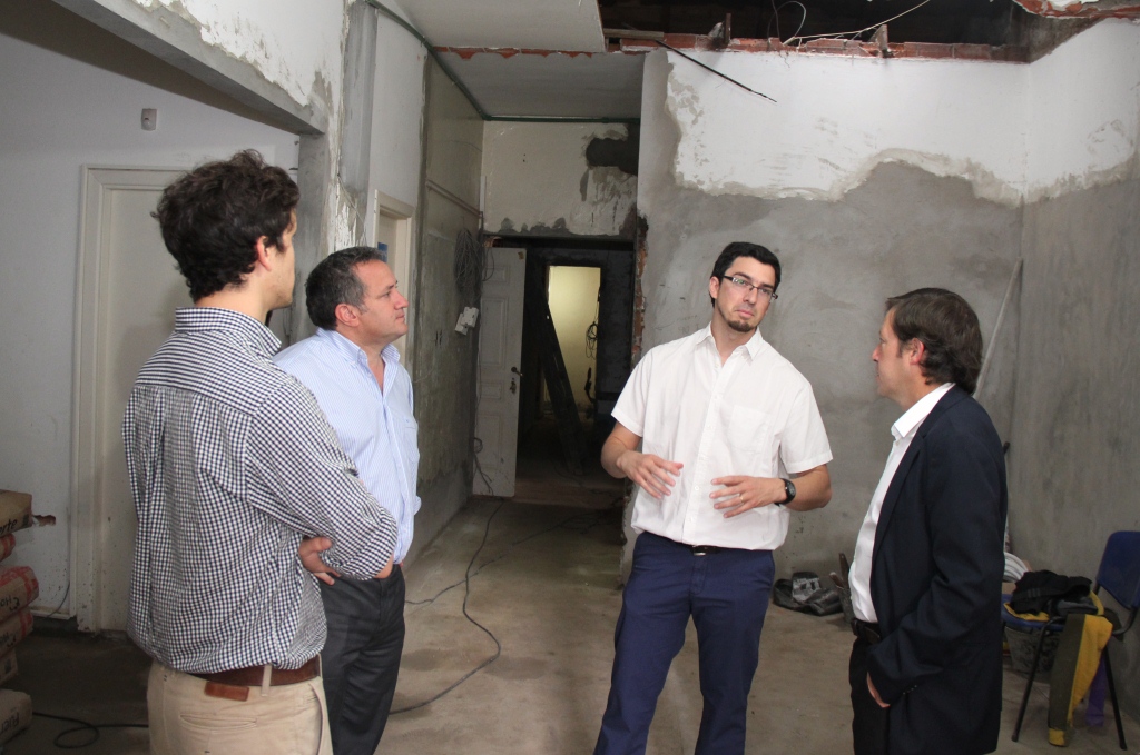 Jaime Méndez recorrió obras de ampliación de un centro de atención primaria