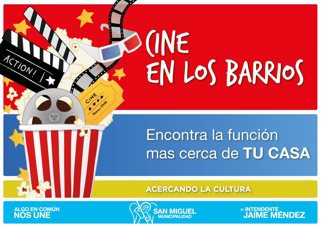 Cronograma: Cine en los barrios