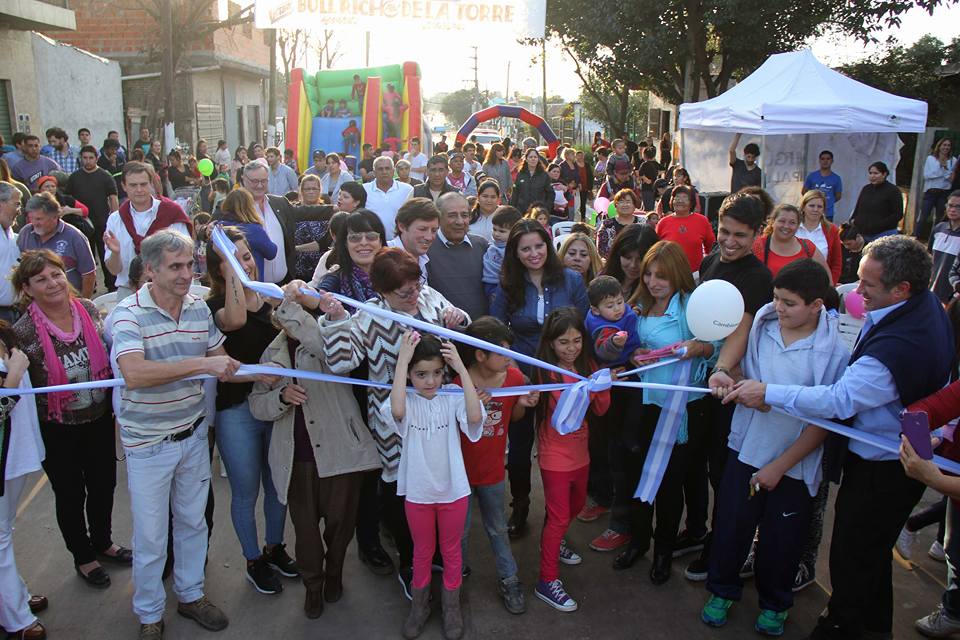 Nuevo pavimento en Barrio Trujui