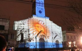 Mapping con proyección 3D sobre la Catedral