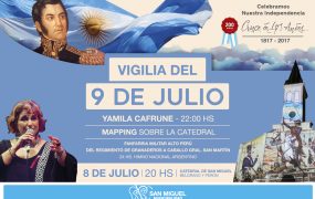 Vigilia del 9 de julio en San Miguel