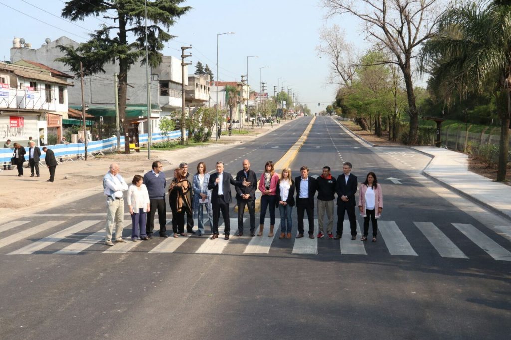 Inauguración del primer tramo de Ruta 8, en San Miguel