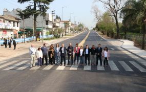 Inauguración del primer tramo de Ruta 8, en San Miguel