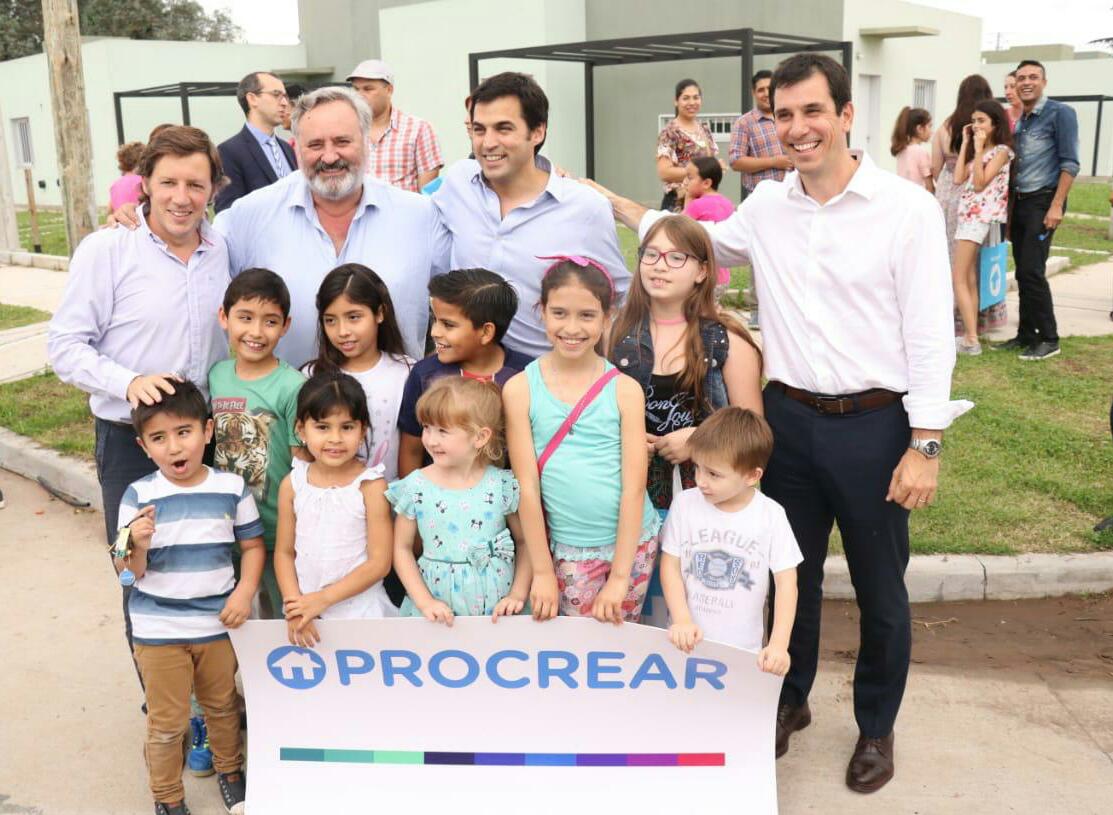 Entrega de viviendas de Procrear