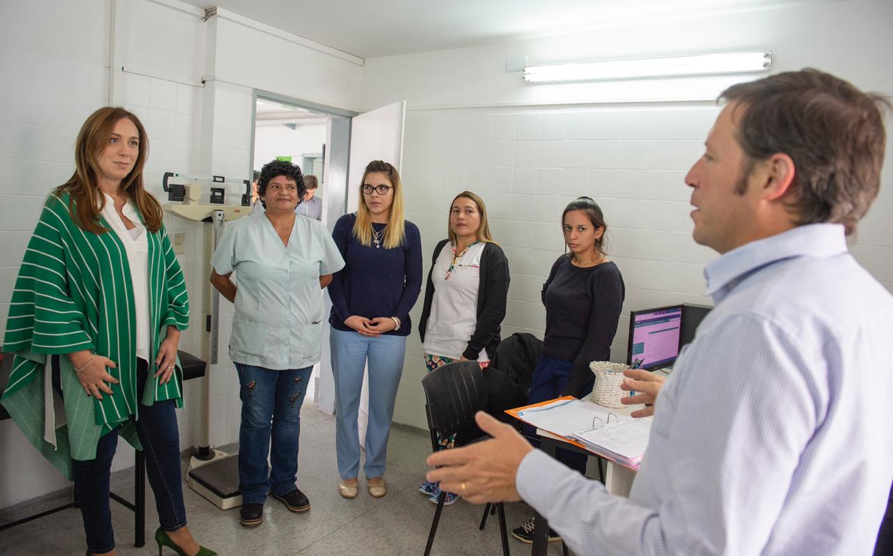 María Eugenia Vidal y Jaime Méndez recorrieron Centros de Salud