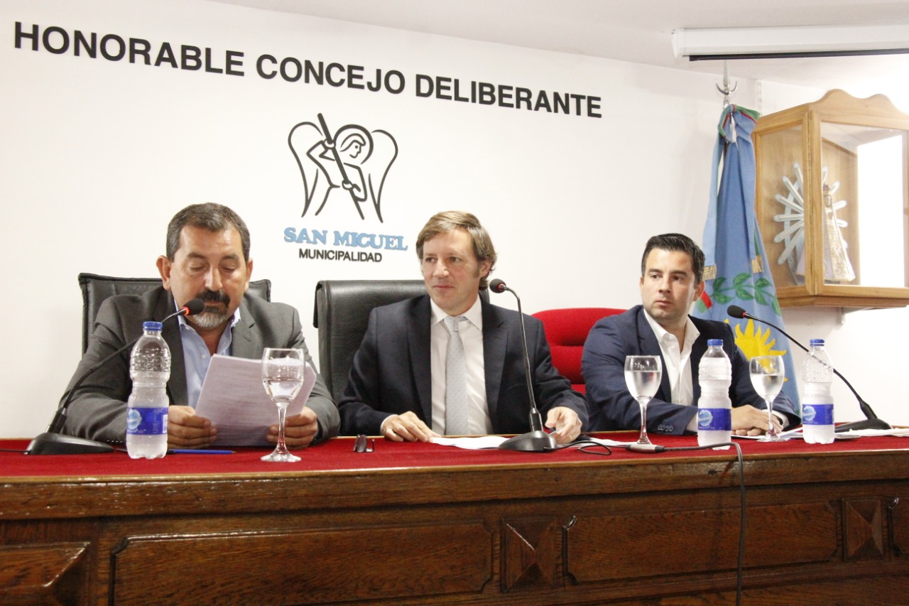 Jaime Méndez inauguró las sesiones del Concejo Deliberante