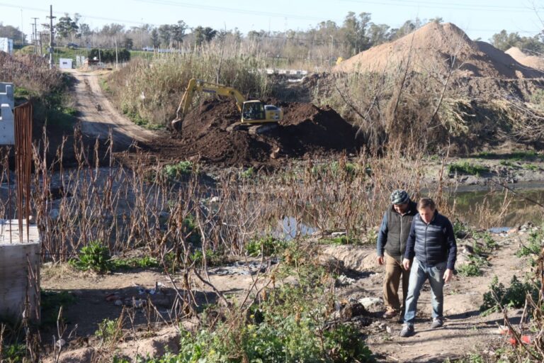 Se reactivó la obra de ampliación del puente de Gaspar Campos y el río Reconquista