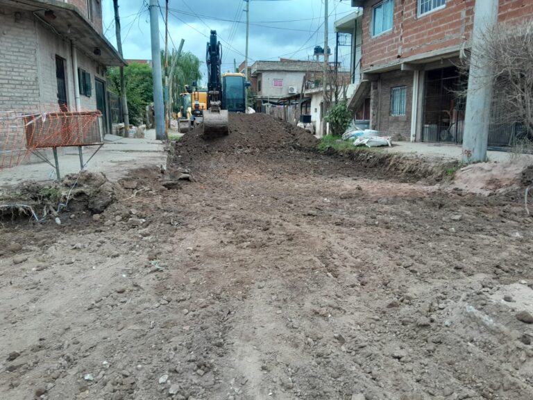 Avanzan las obras públicas para mejorar la circulación en San Miguel