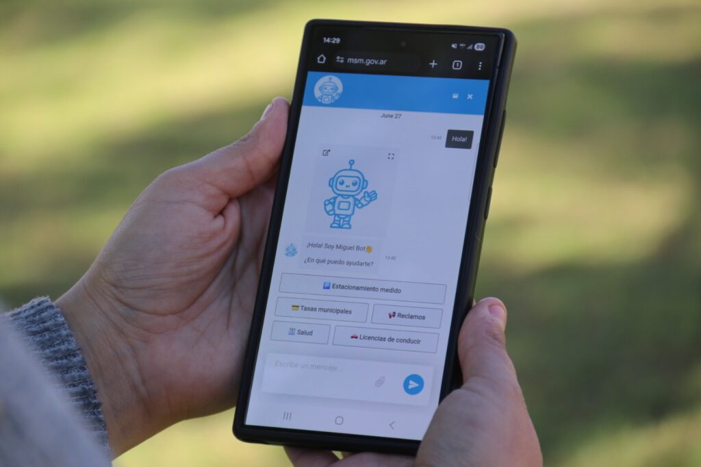 La Municipalidad de San Miguel lanzó a Miguel Bot, un nuevo asistente virtual